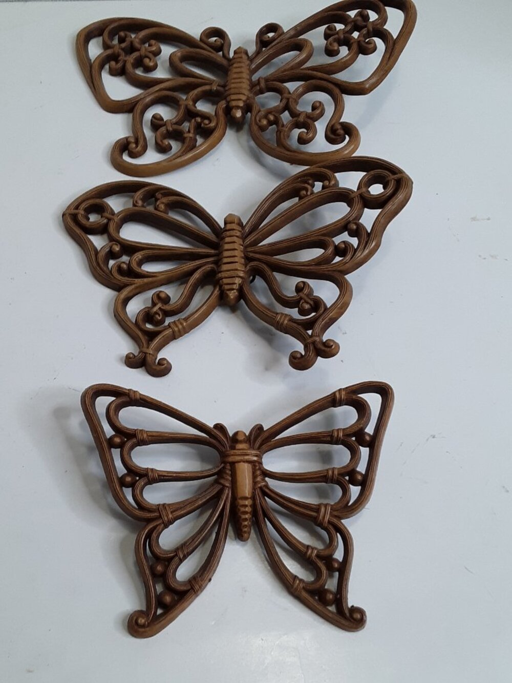 Vintage HOMCO Butterfly Wall Hangings Mid Century Modern Art Decor